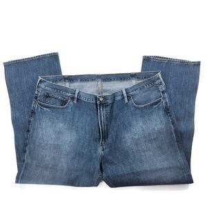 Polo Ralph Lauren Classic 867 Lightly Faded Medium Blue Zip-Fly Jeans 50Bx32